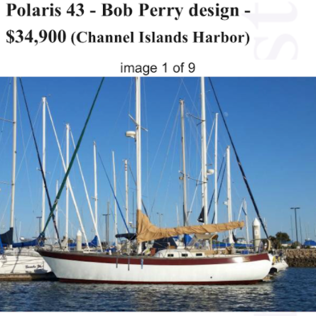 This was the very first boat I viewed and thought it was perfect... until I saw the next 6...