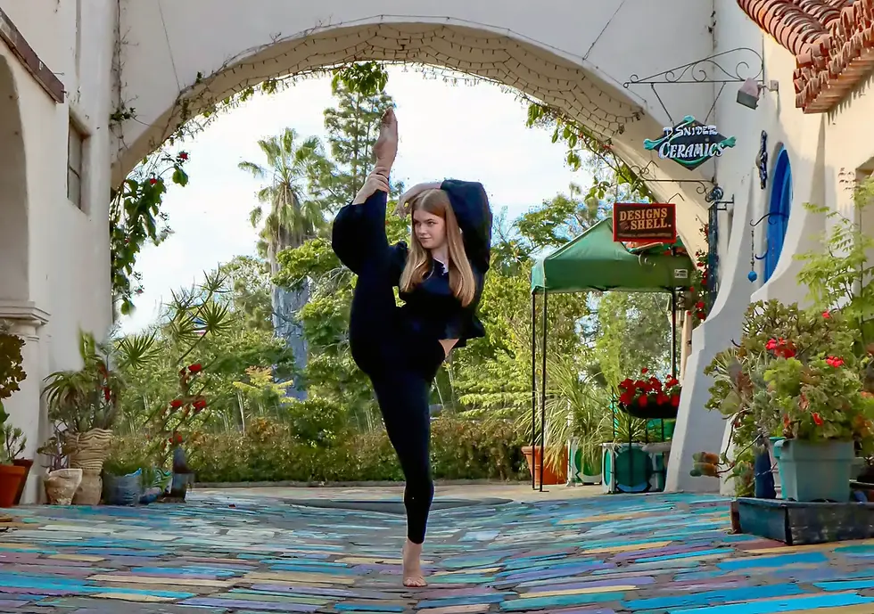 McKenna Lynch in action at Balboa Park