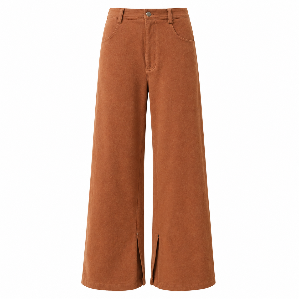The Arden Cotton-Blend Zip-Hem Trousers