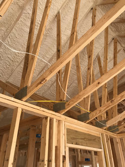 New Build Closed cell spray foam