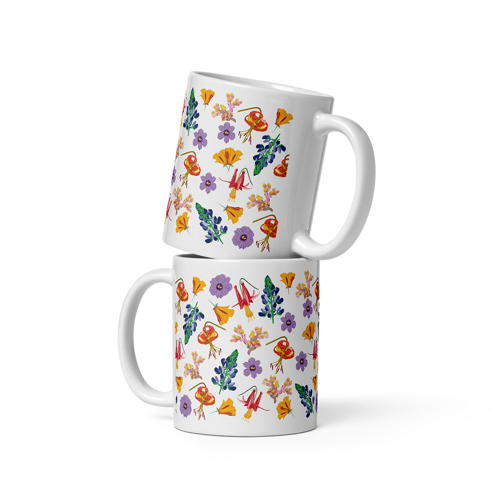 Marin Wildflowers Mug - 11 oz.