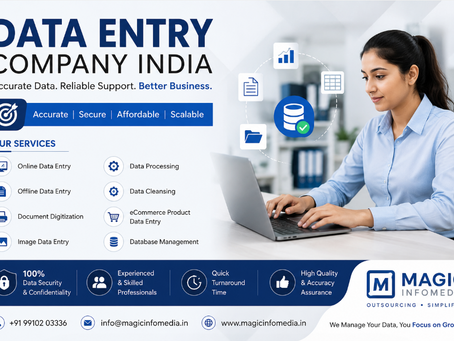 Data Entry Company India: Accurate, Secure & Scalable Data Management Solutions