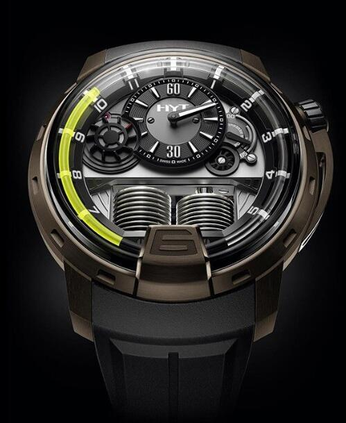HYT 148-TB-21-GF-RU H1 TITANIUM BRONZE Replica watch content media