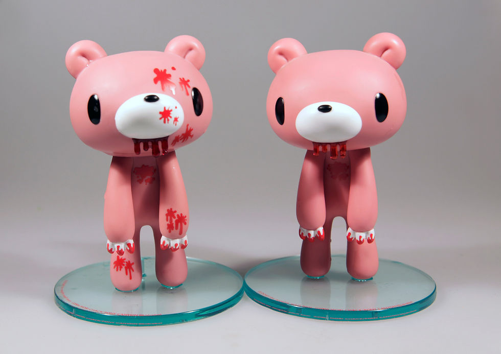Gloomy Bear, Pink Vinyl & Gloomy Bear, Bloody Bear
