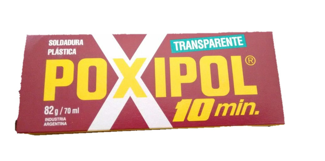 82g Poxipol 10 Minutos Adhesivo Epoxi Gris Y Transparente