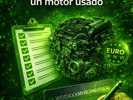 Checklist final antes de comprar un motor usado