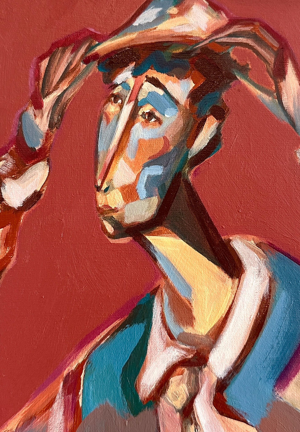 Thumbnail: (Sold) 'Jose' Original, canvas