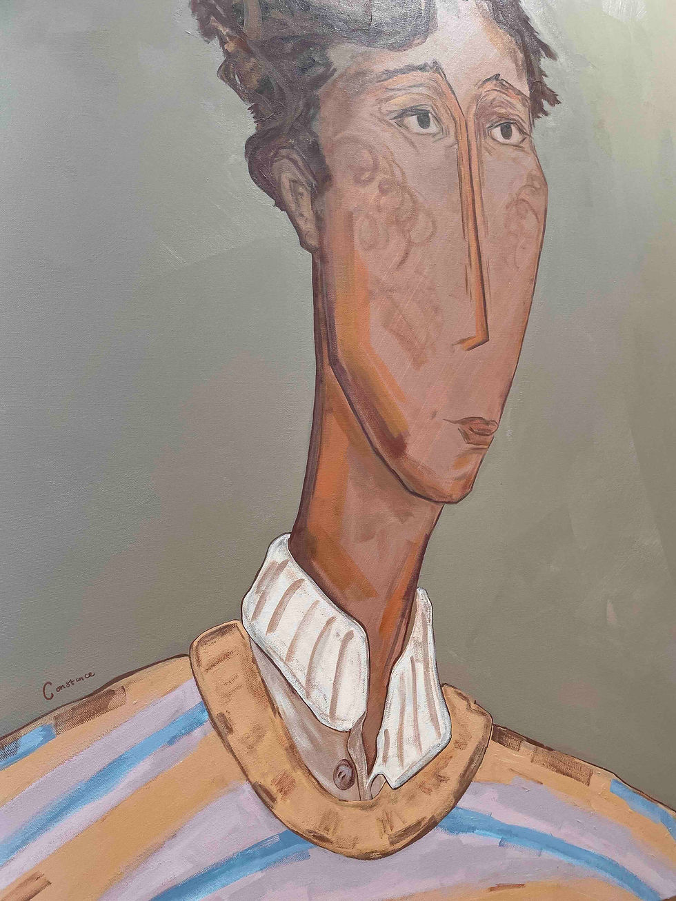 Thumbnail: 'Ellis' Original, canvas, framed