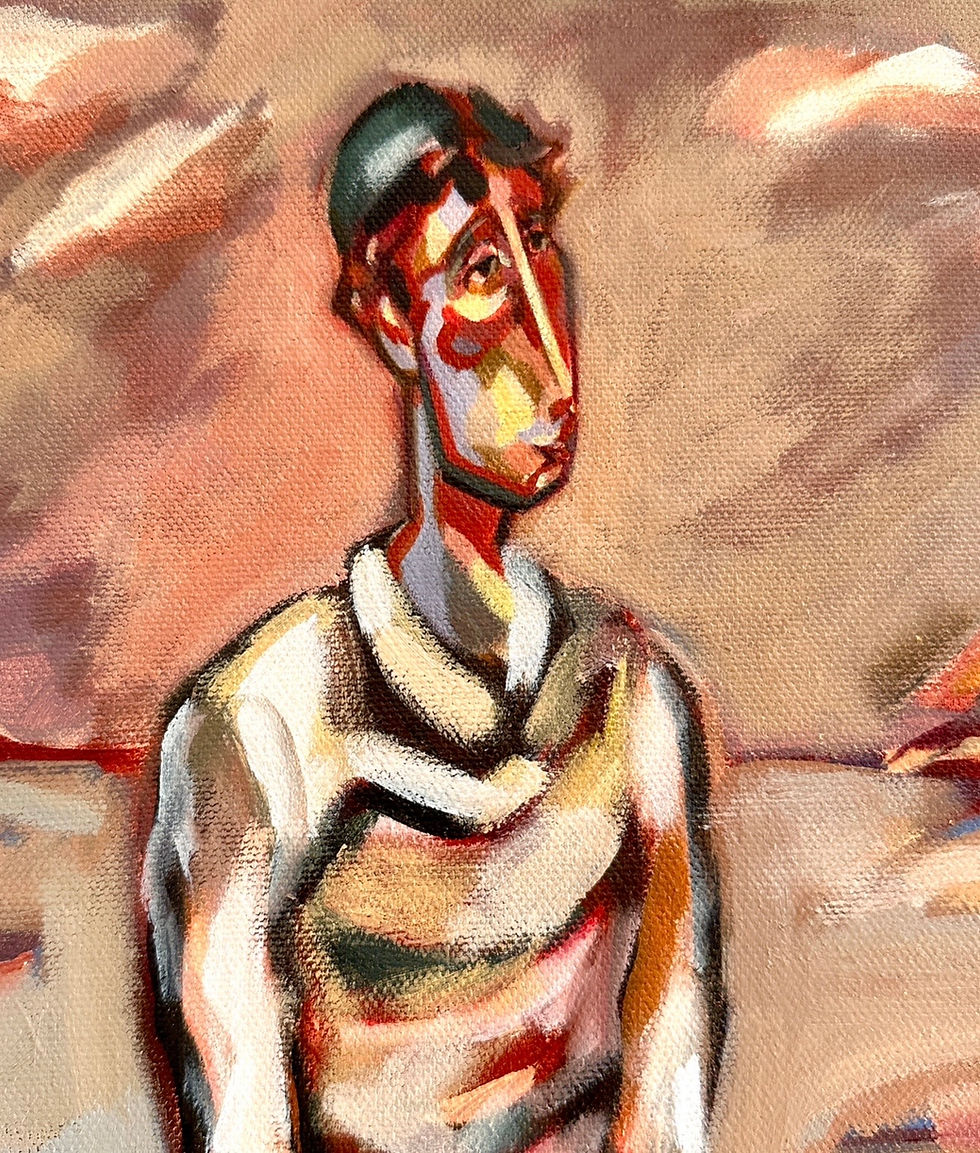 Thumbnail: 'Edison's Sailing Days' Original, canvas