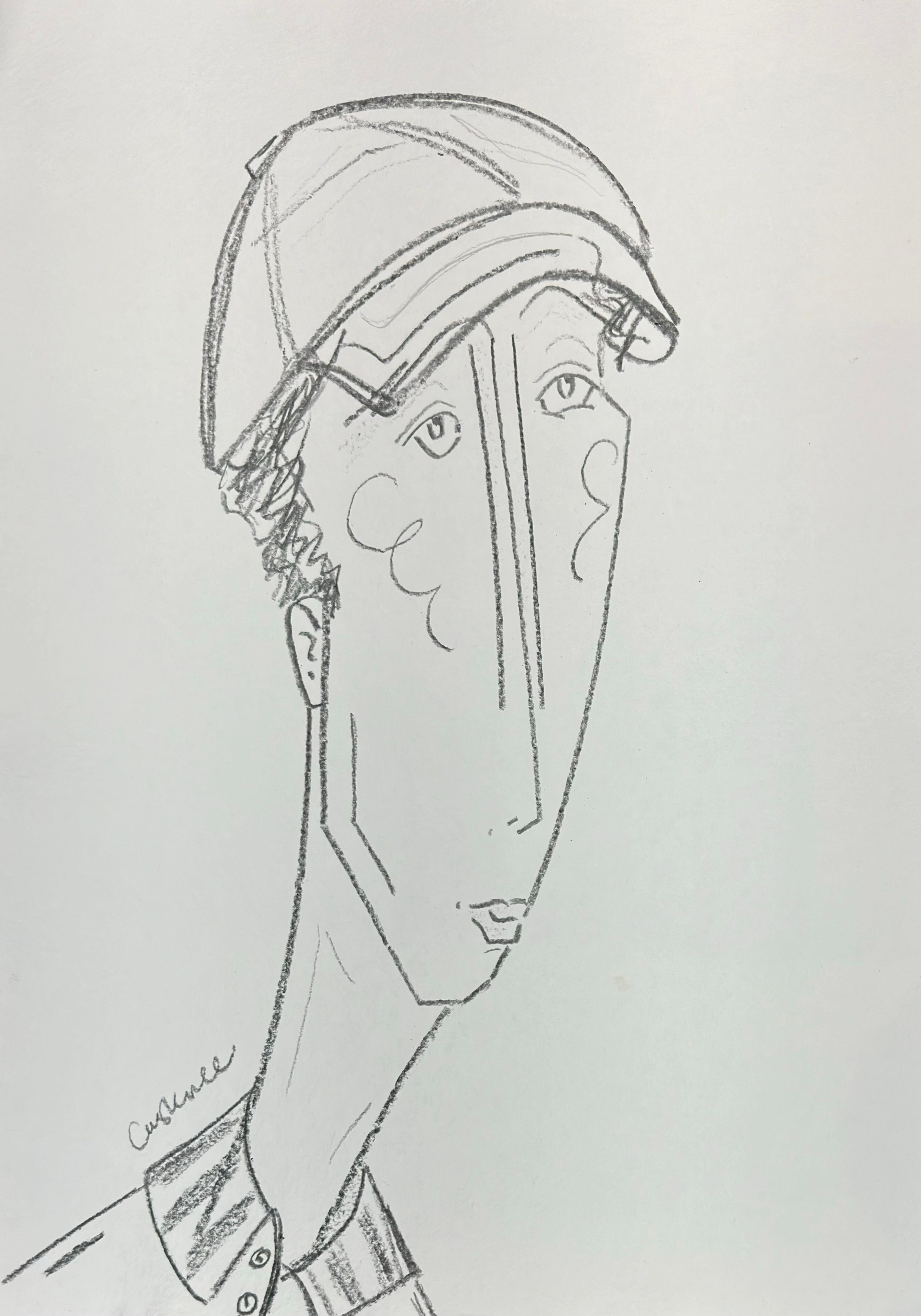 (Sold) 'Cooper' Sketch, on handmade rag paper