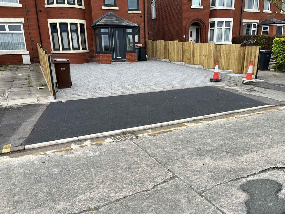 Photo of a Commercial/Domestic Project: Installation of a dropped vehicle crossing constructed in full compliance with LCC specifications.