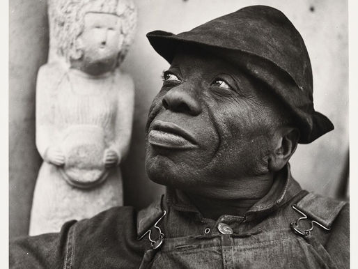 William Edmondson, first African American artist to have an exhibition at the Museum of Modern Art