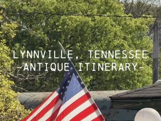 American Flag in Lynnville, Tennessee blowing in a light wind