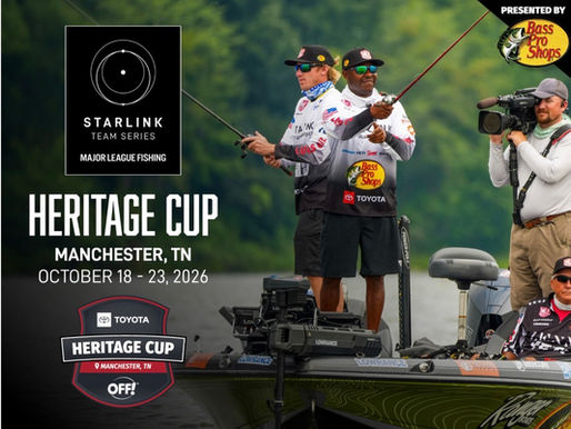 Manchester, Tennessee Announced as Location for MLF’s Starlink Team Series Toyota Heritage Cup Presented by OFF!® Deep Woods® Repellents