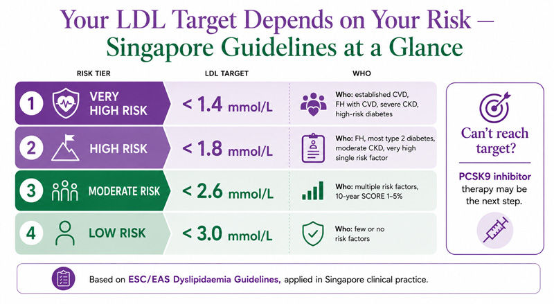 LDL cholesterol targets repatha Singapore