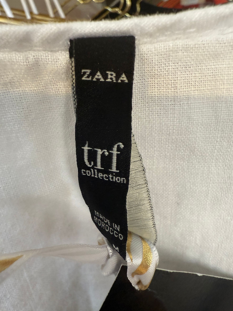 Thumbnail: Zara Linen Cinched Waist White Dress