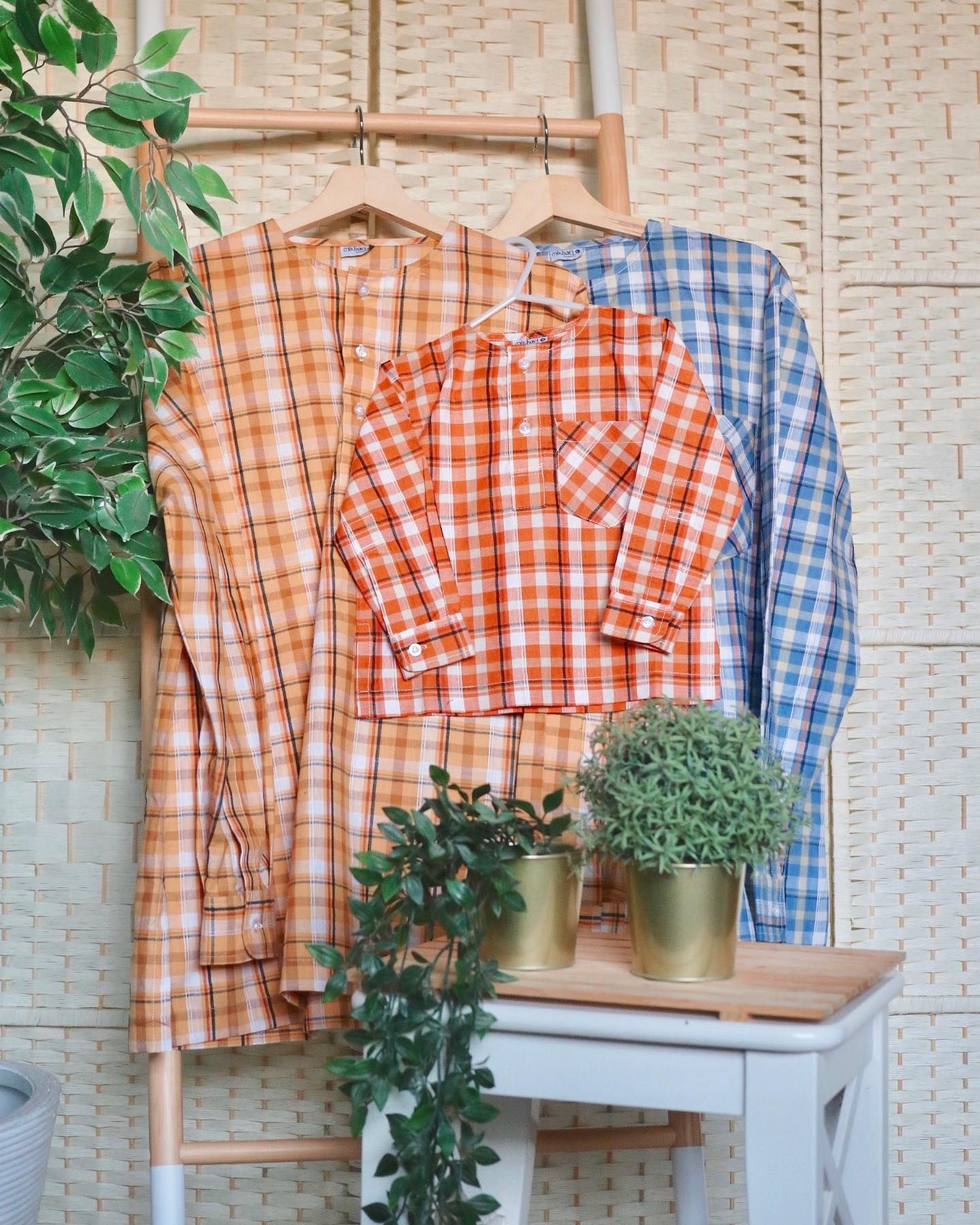 Ash Gingham Shirt in Sunkist