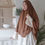 Thumbnail: Maira Tiered Khimar in Caramel