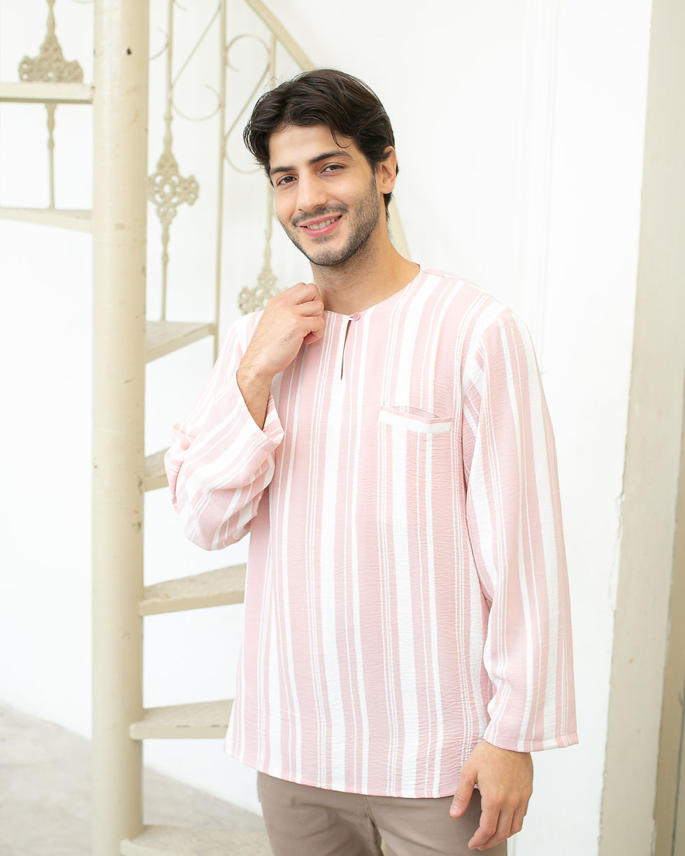 Thumbnail: Kindred Men's Kurta Top in Crepe
