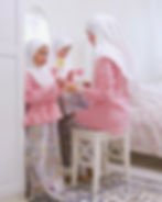 Thumbnail: Amani Batik Kebaya in Soft Pink