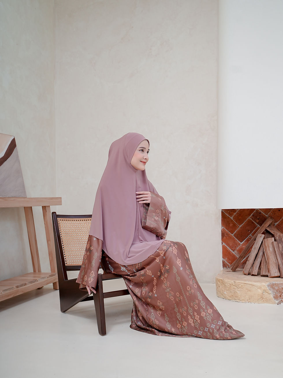 Thumbnail: Hayaa Everyday Khimar in Rosewood