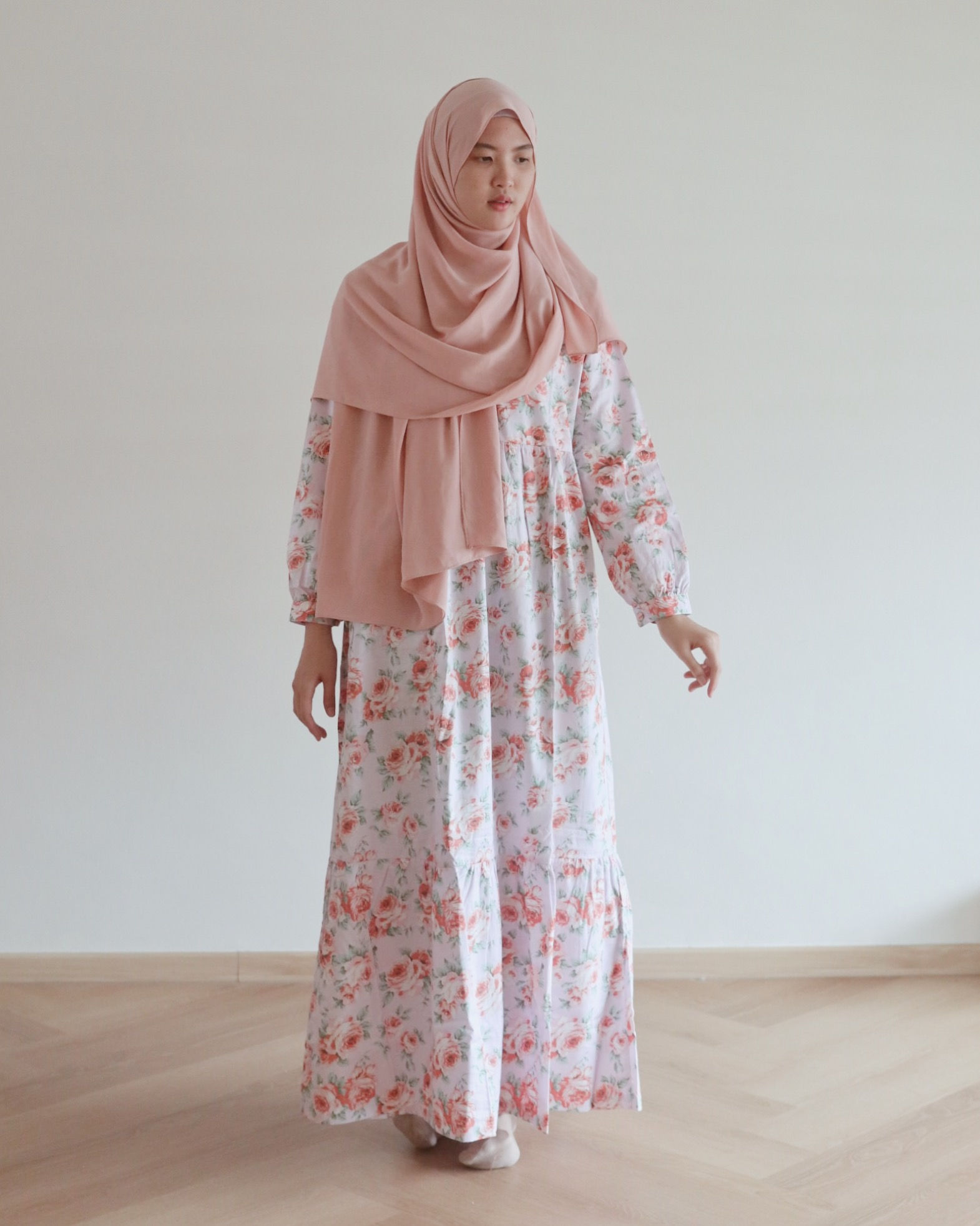 Alyssa Ruffle Maxi Dress in Sweet Pink