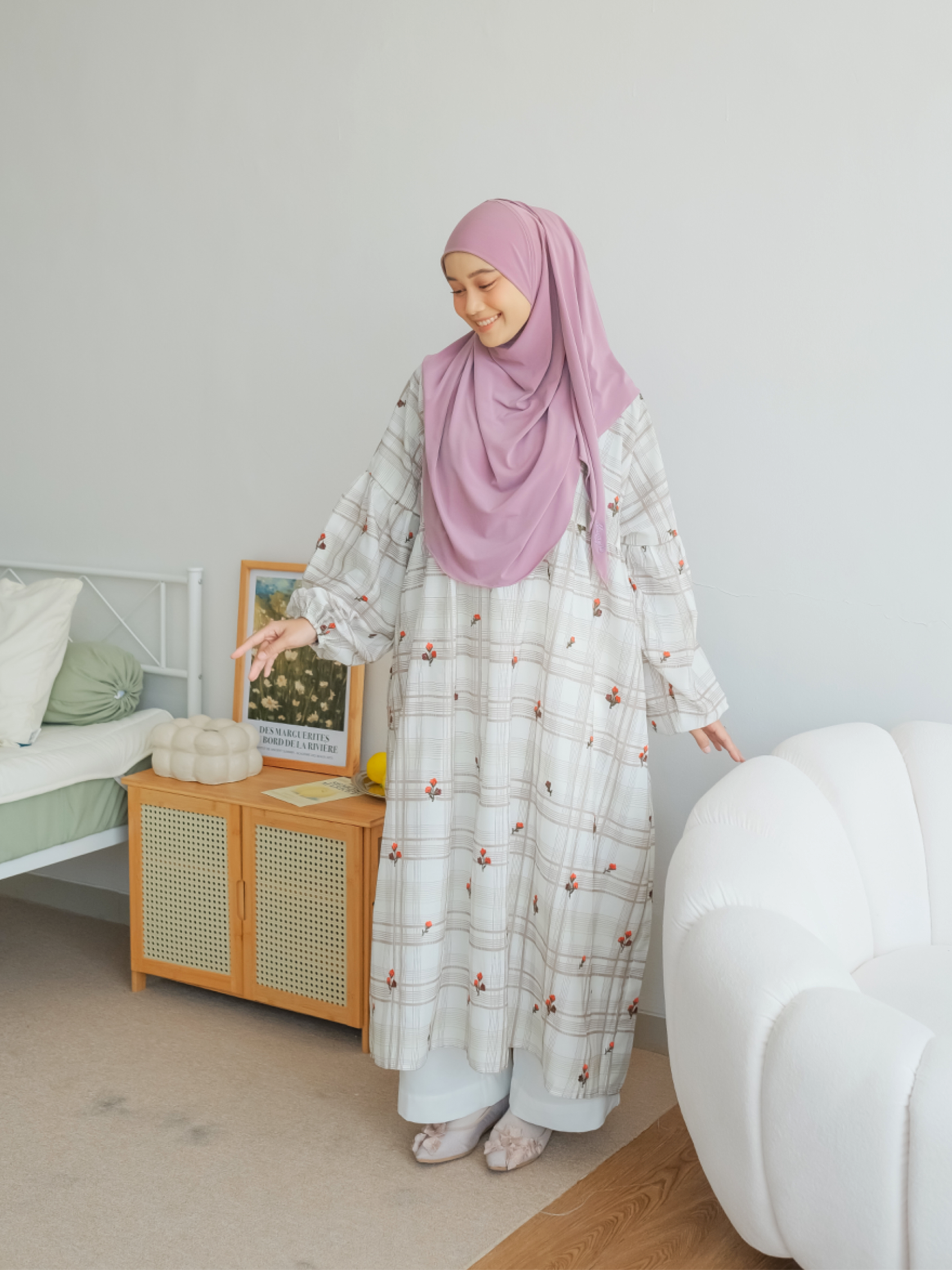 Willow Midi Dress in Sandy