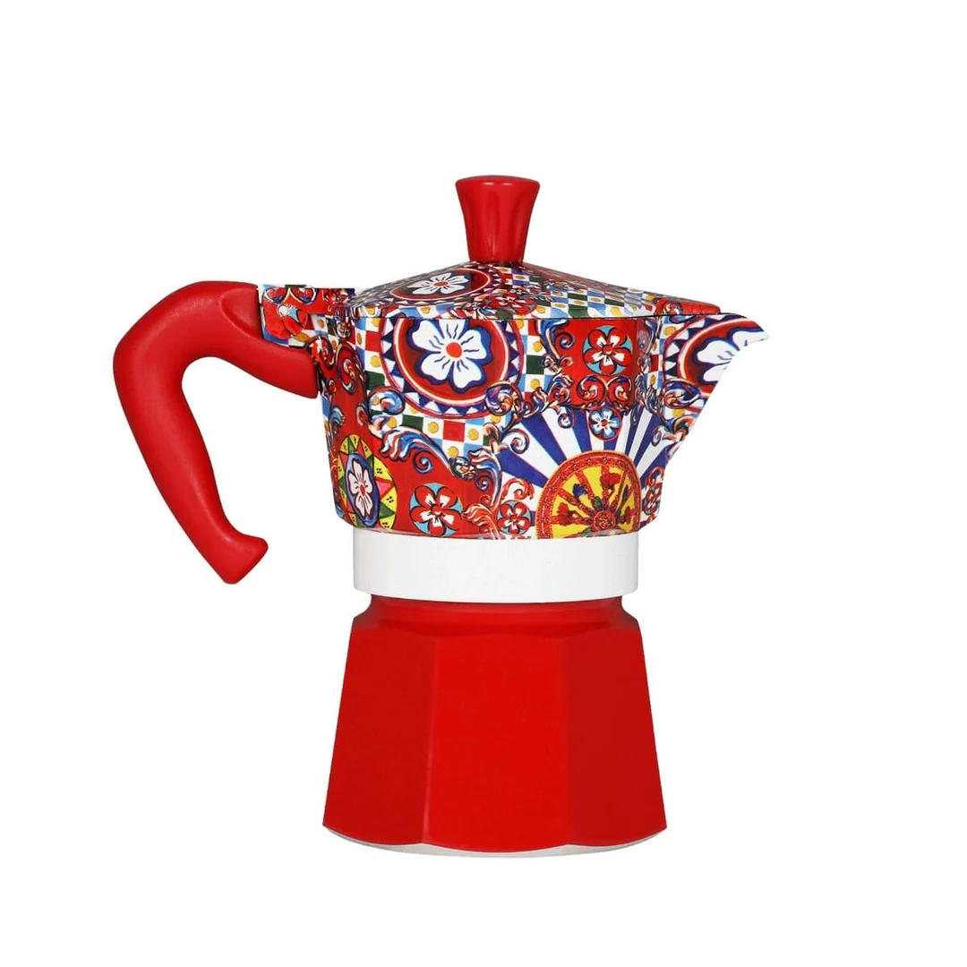 Bialetti X Dolce Gabbana 6 cup Moka Express Espresso Maker bialetti-x-dolce-gabbana-6-cup-moka-express-espresso-maker
