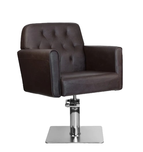 Friseurstuhl Hamburg Braun
