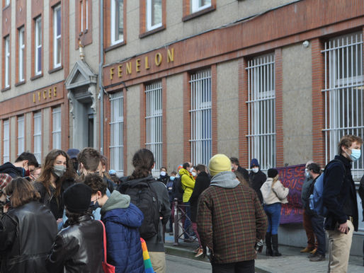 Grève au lycée : Fénelon fait du bruit… pour la bonne cause