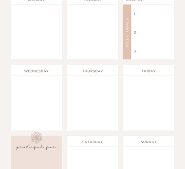 Weekly Planner