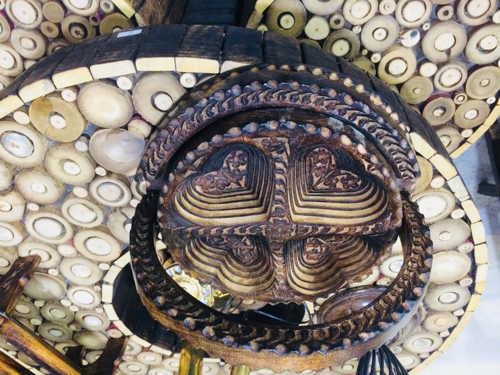 Wooden crafted Masala Box
