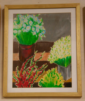 At the Oaxaca flower market #4 1985