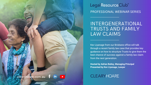 Intergenerational Trusts and Family Law Claims