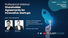 Shareholder's Agreements for Innovative Startups