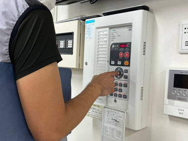 消防設備点検を行いました　～今日の現場写真vol.201～