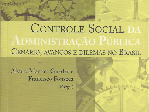 Capítulo no livro “Controle social da administração pública cenário, avanços e dilemas no Brasil”