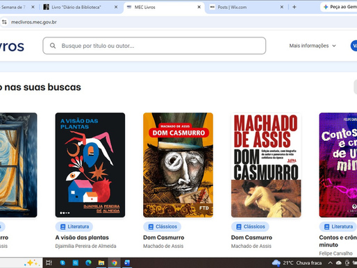 MEC Livros - Biblioteca Digital do Brasil (Diário da Biblioteca – XXVII, 09/09/2026)