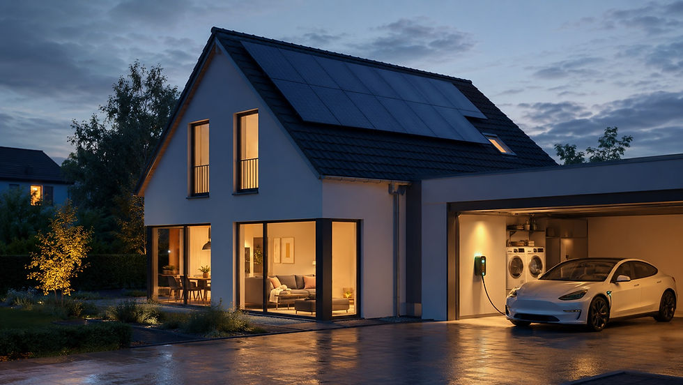 Smart Home mit E-Auto, Wärmepumpe, PV