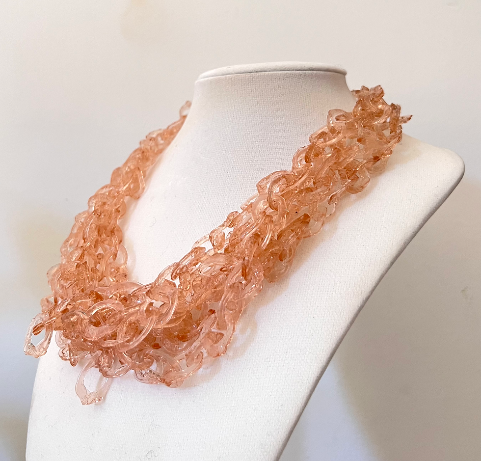 Thumbnail: Pink Glass Choker