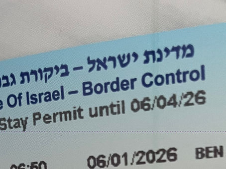 Day 2 in Israel/Palestine, 6 January 2026