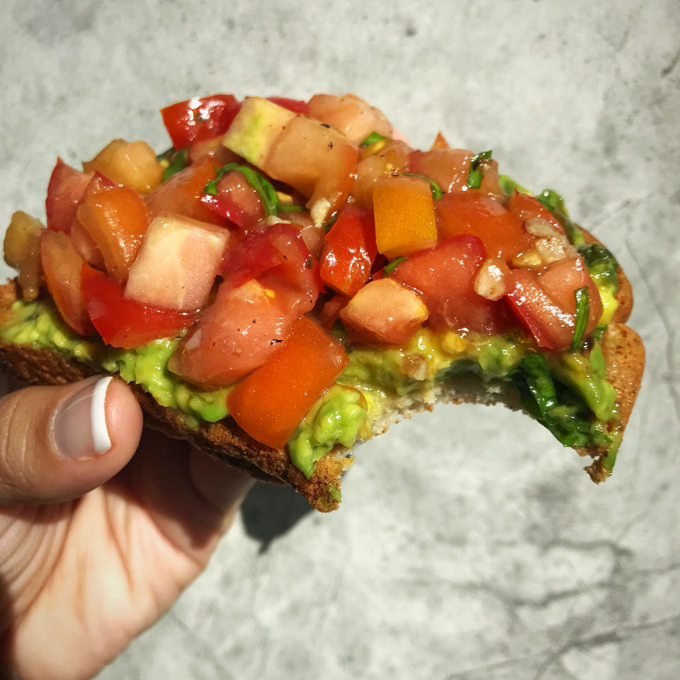 Avocado Bruschetta