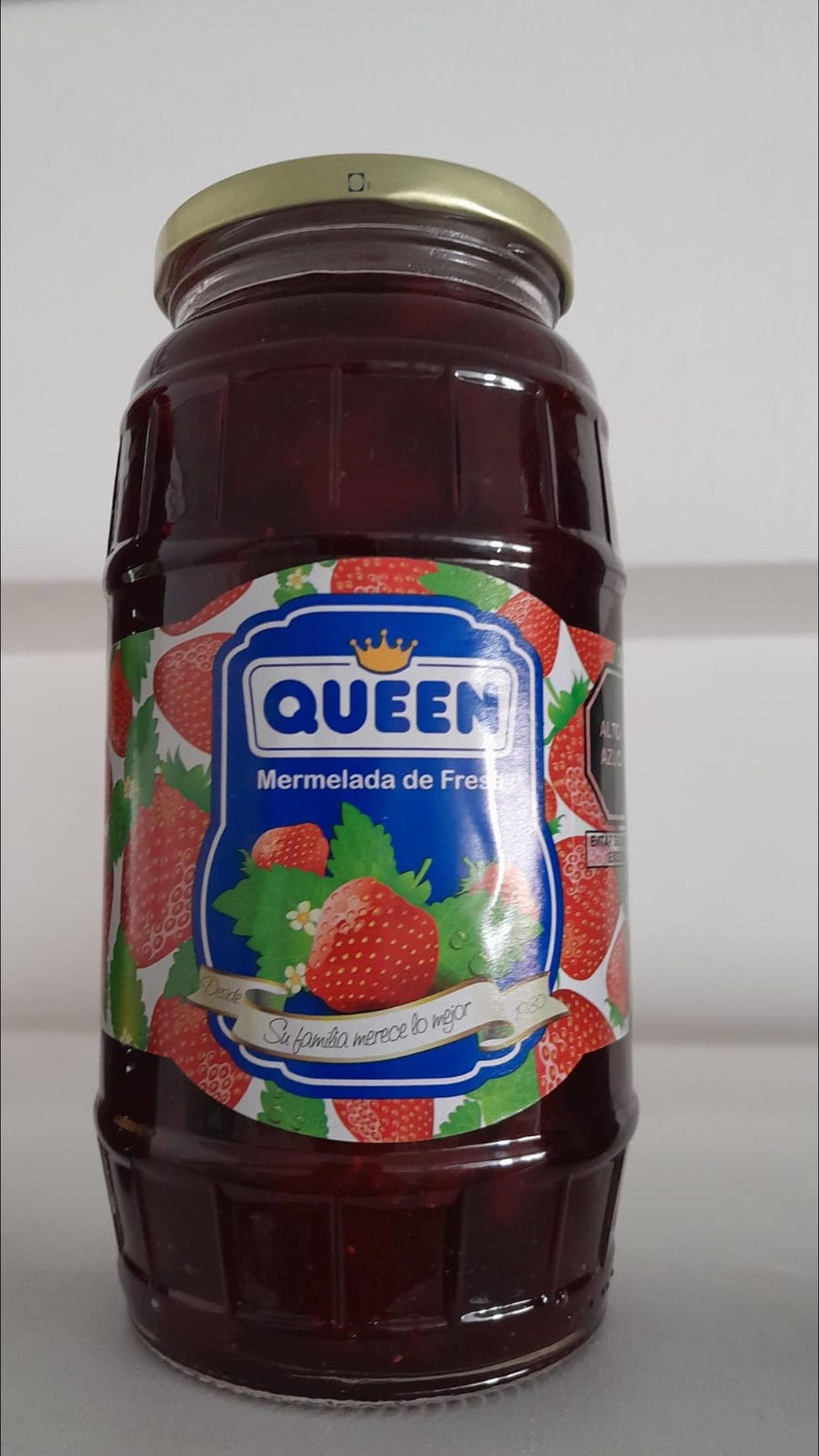 Mermelada de Fresa Queen Frasco x 1 Kg.