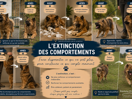 L'extinction des comportements en éducation canine