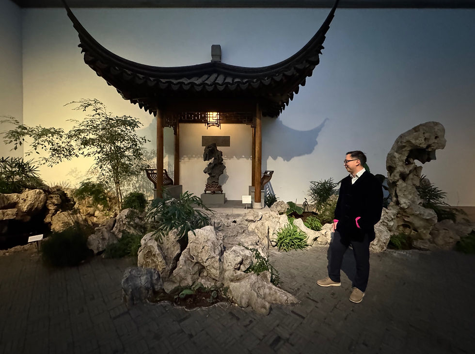 Anthony Wu in the Astor Court at the Met Reception during Asia Week New York March 2025