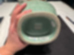 Base and Reign Mark of a Chinese Celadon Kui Dragon Vase with Qianlong Mark at Christie's Hong Kong from the Tianminlou Collection