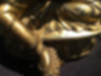 Seated Gilt Bronze Avalokiteshvara, Xuande Mark Detail