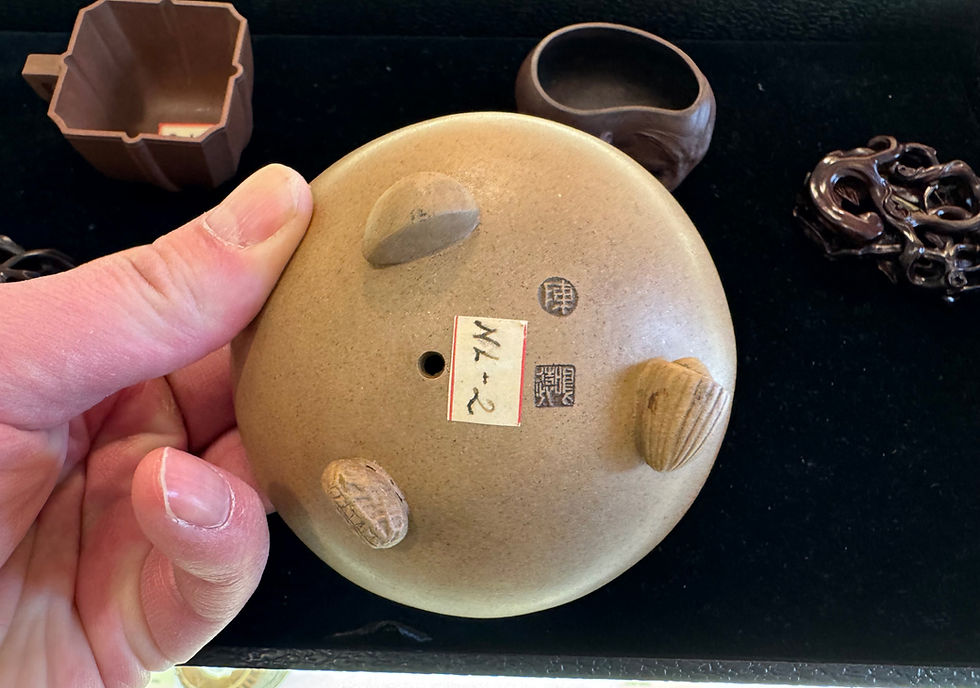 Yixing pottery vessels by Chen Mingyuan at Hindman/Freemans during Asia Week New York 2025