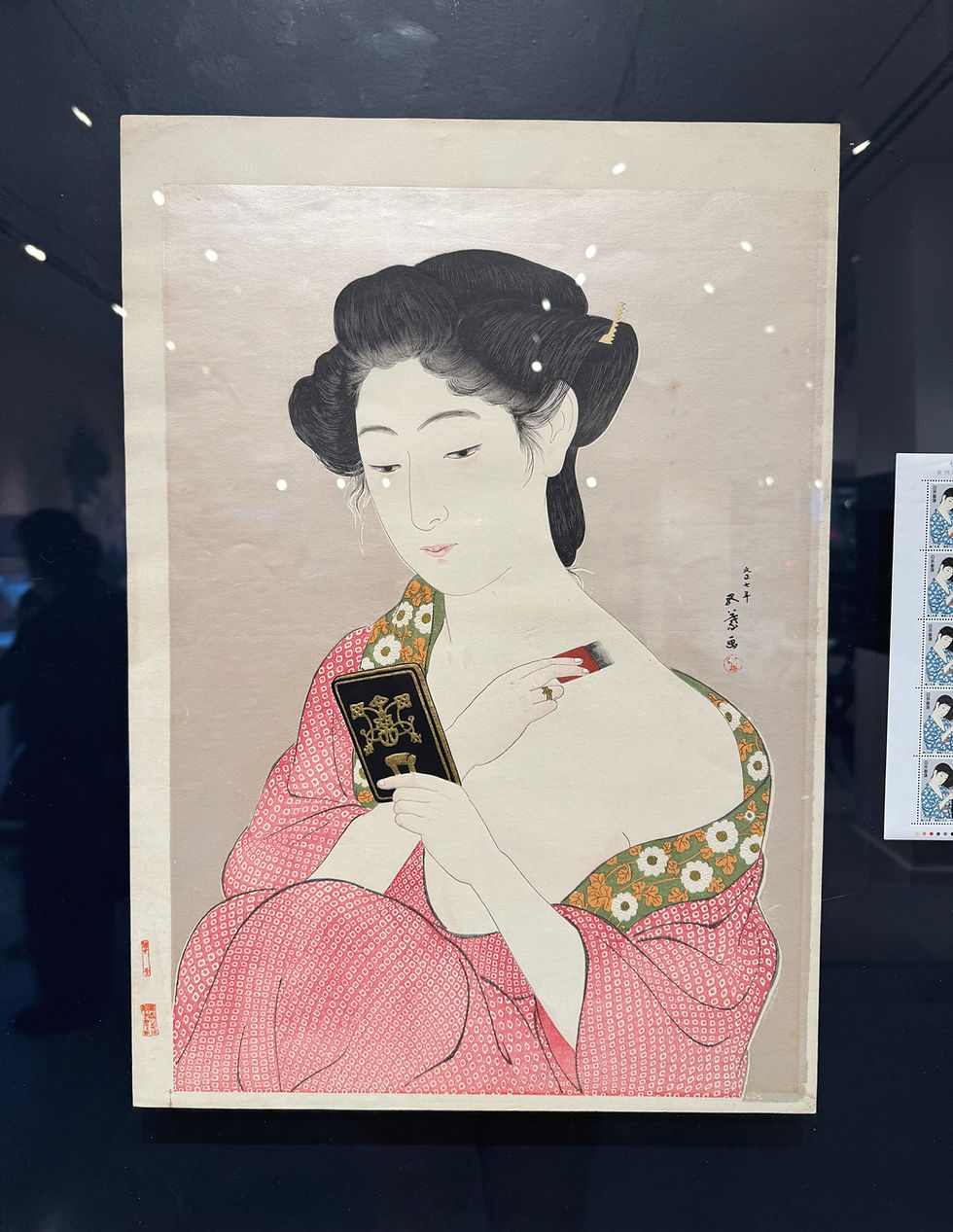 'Woman Applying Powder' by Hashiguchi Goyo (1880-1921) at Heritage Auction during Asia Week New York March 2025