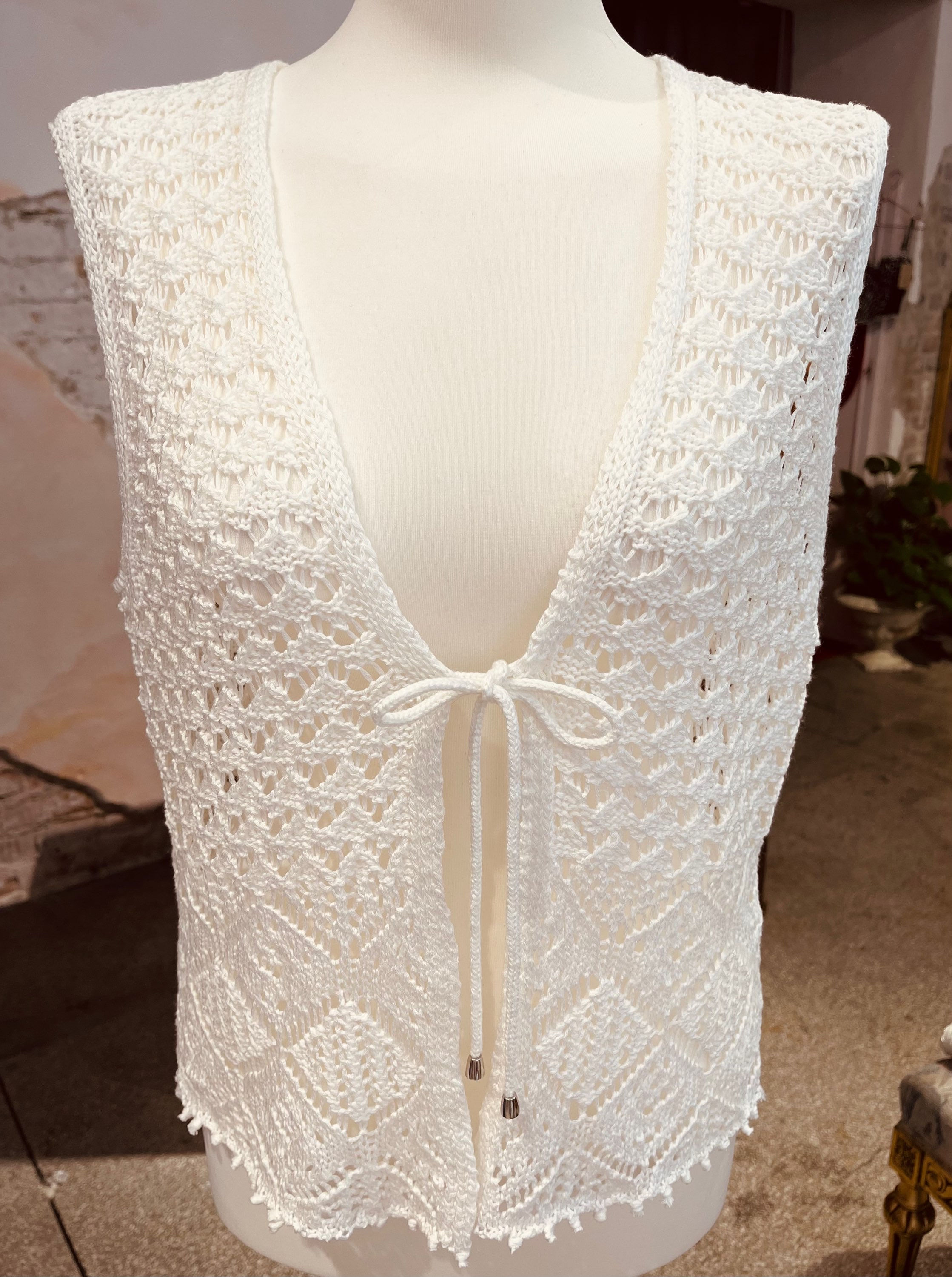 White - boho S/M